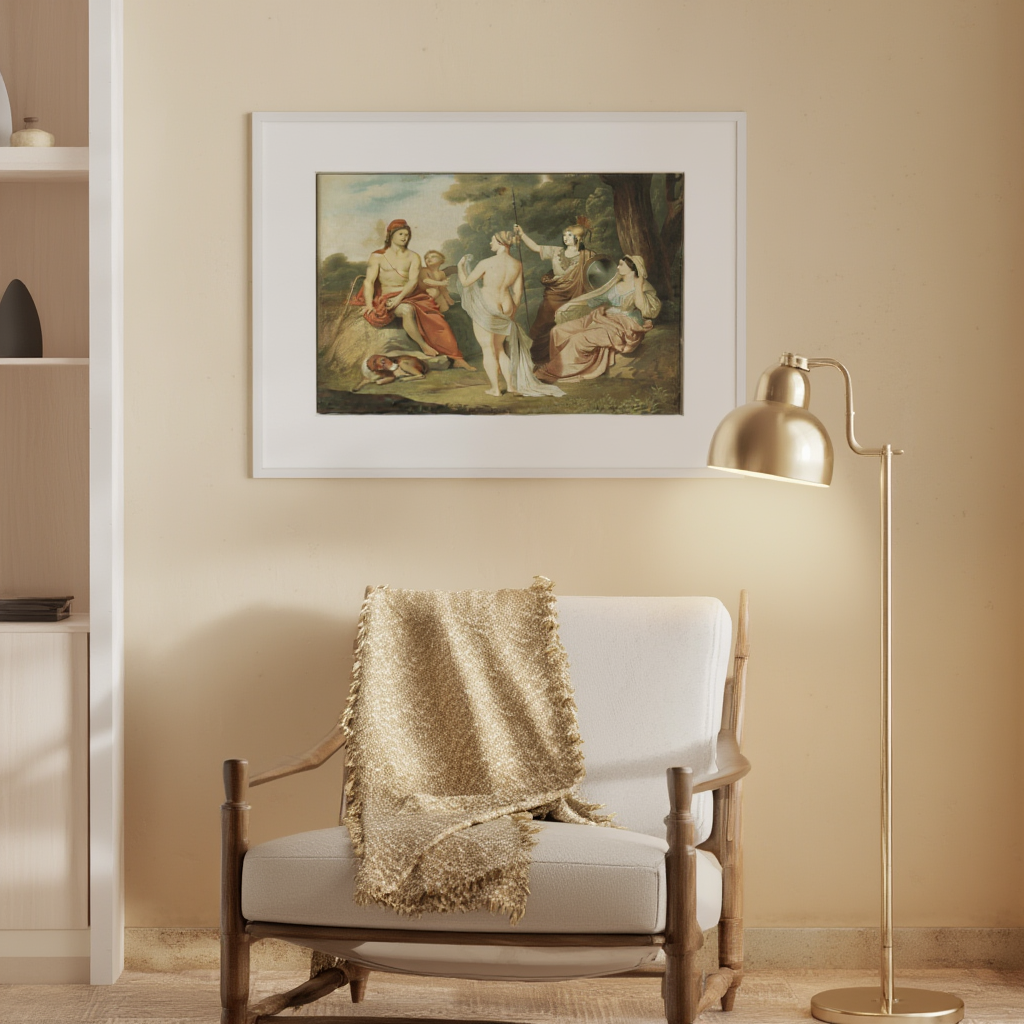 Apollo and Diana Attacking the Children of Niobe – Jacques-Louis David Poster | Neoclassical Mythological & Tragic Scene Art Print