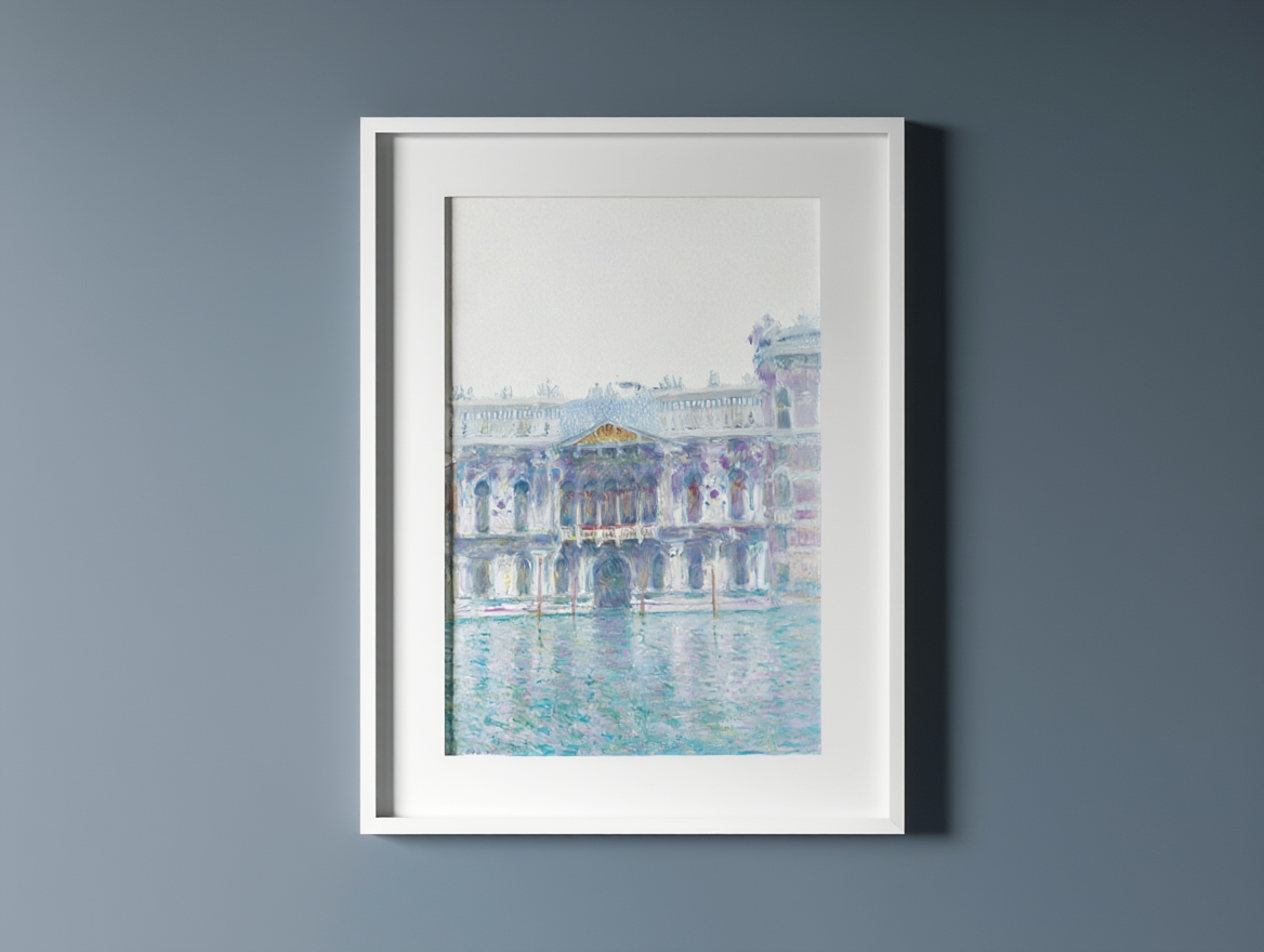 Le Palais Contarini | Elegant Architectural Art Print