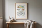 Louis Renard - Poissons Plate 91 Plakat | HakyArts 
