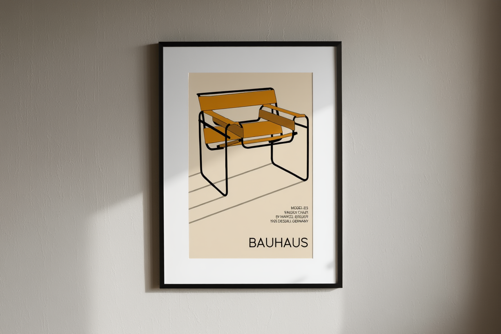 Bauhaus Chair – Modernist Design Art Print