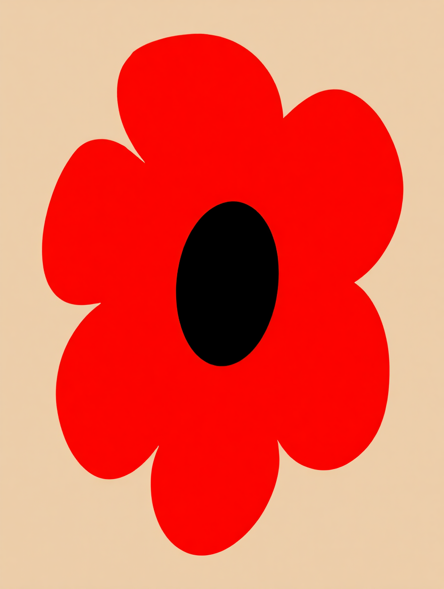 4 Prints – Colorful Mixed Floral Abstract Art Collection