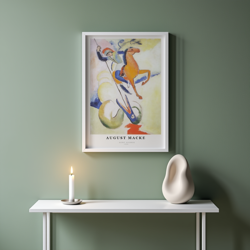 August Macke – Saint George - Vibrant Expressionist Art Print