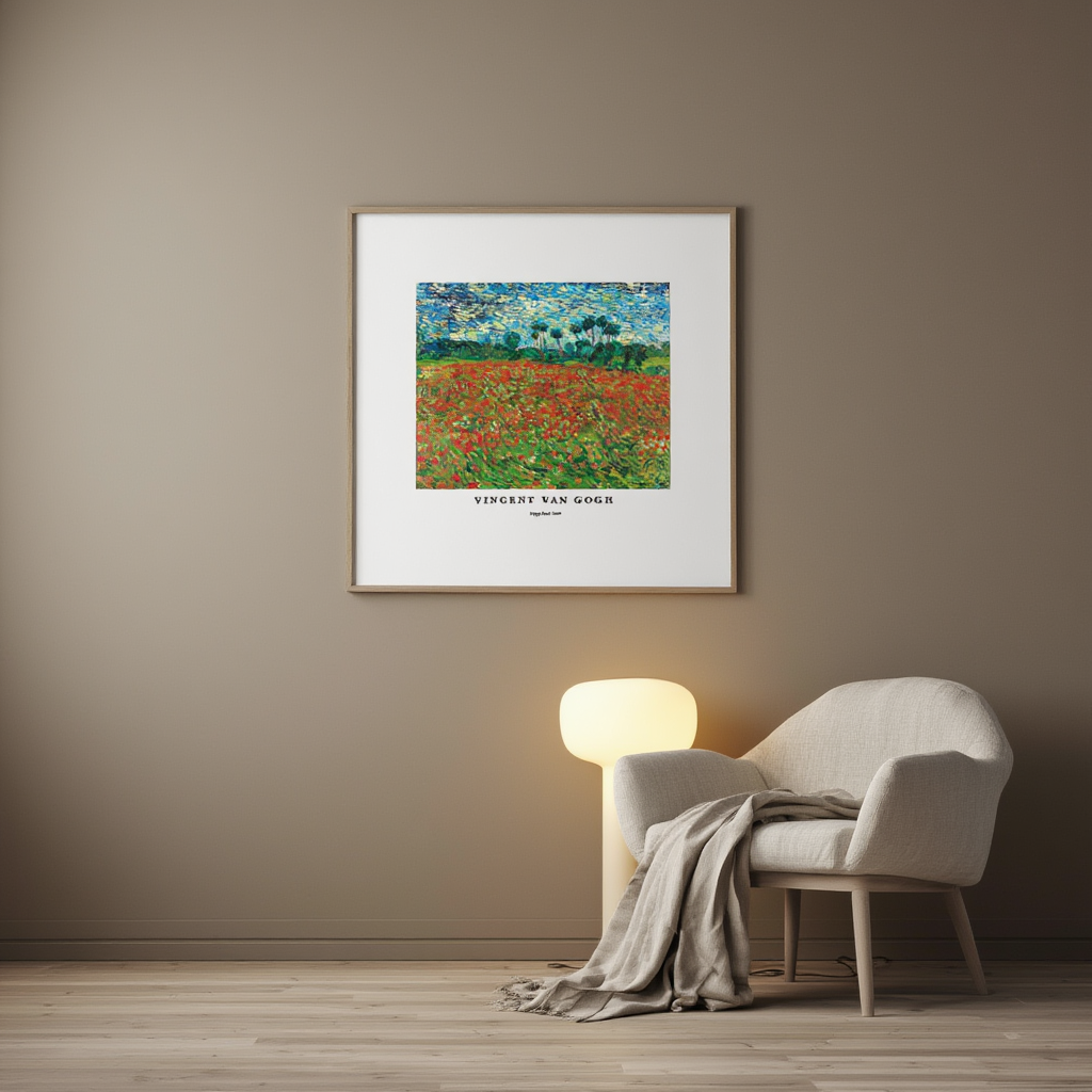Vincent Van Gogh - Poppy Field Poster