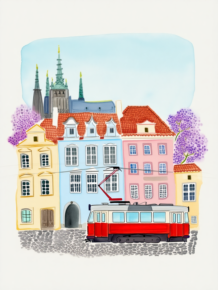 Weekend Getaway Collection – 4 Travel City Illustrations