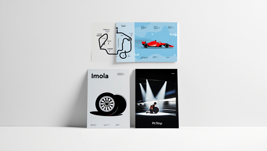 Nordic F1 Motorsport Gallery – Light Grey Scandinavian Living Room Set of 4