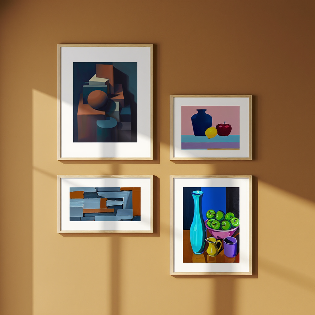 Lundstrøm Minimalist Still Life Series – 4 Prints Mix & Match