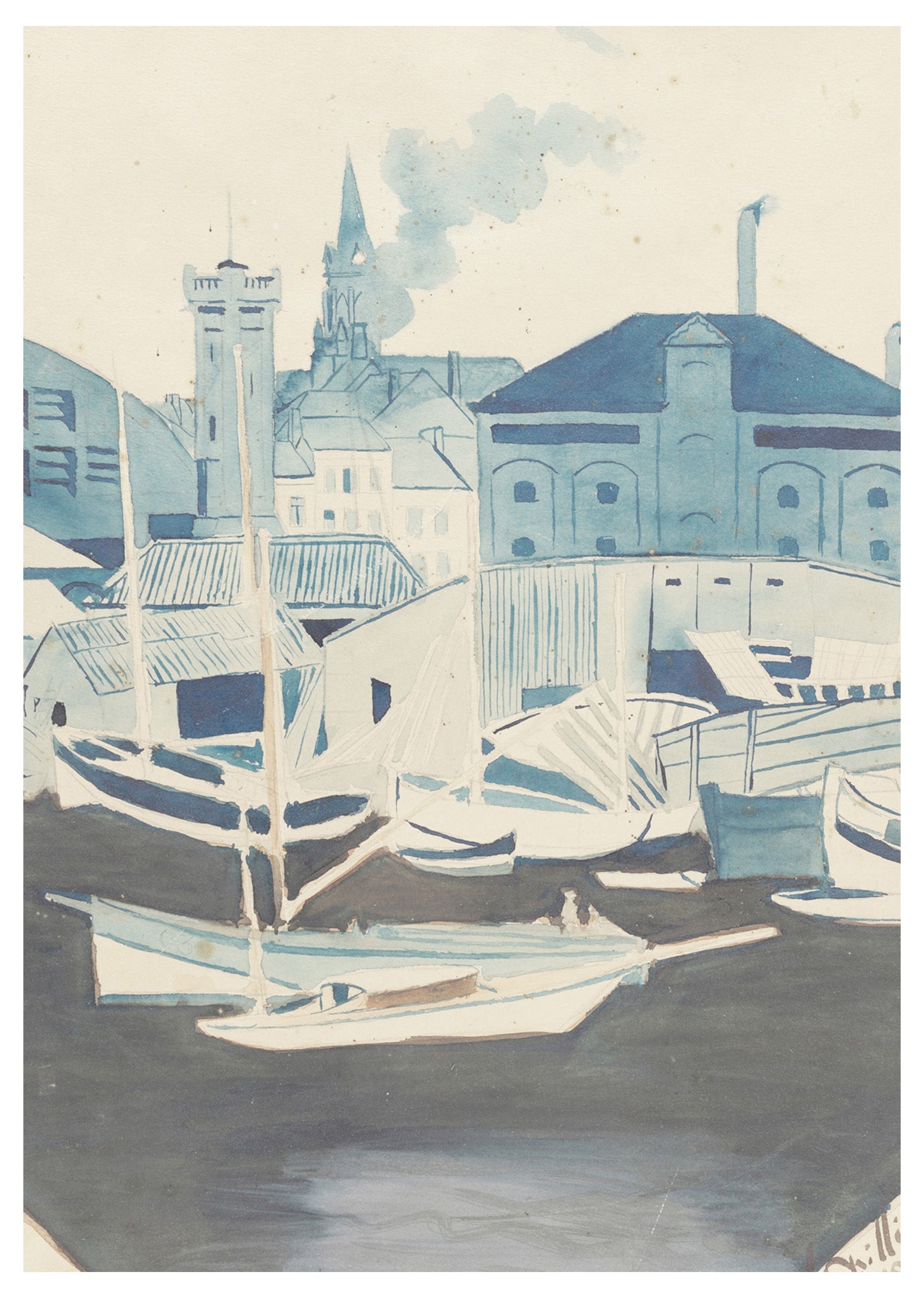 Léon Spilliaert - Havenzicht