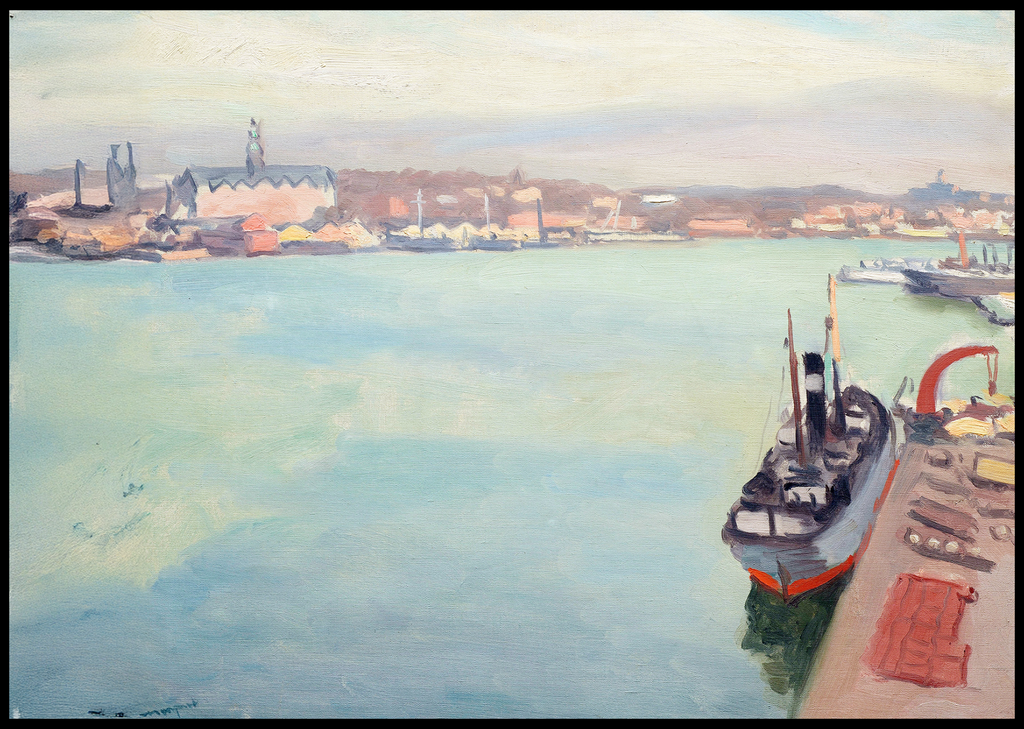 Albert Marquet - Le Port de Stockholm, Matin de Printemps