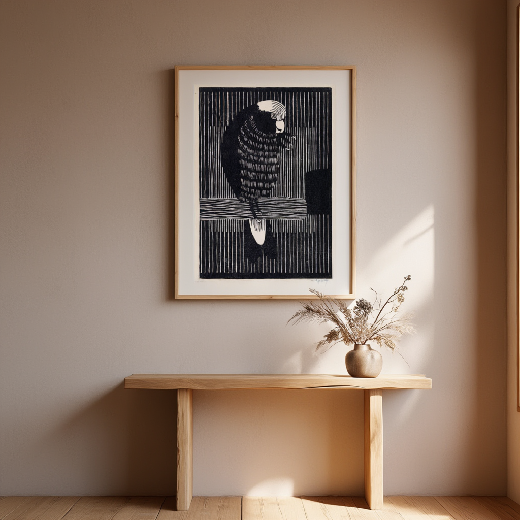 Rosékaketoe – Samuel Jessurun de Mesquita (1917) | Art Nouveau Bird Illustration Art Print