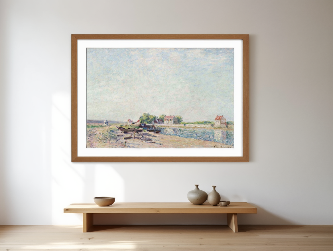 Alfred Sisley - Le Canal Du Loing À Saint-Mammès