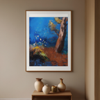 La mort de Bouddha (c. 1899) by Odilon Redon – Symbolist Spiritual Art Print