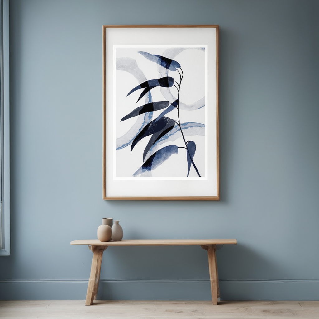 Abstract Floral Shapes No 2 Poster