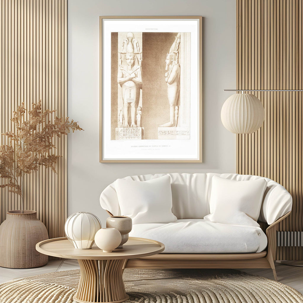 Architecture 'Piliers-Caryatides du Temple de Ramsès III' - Hakyarts