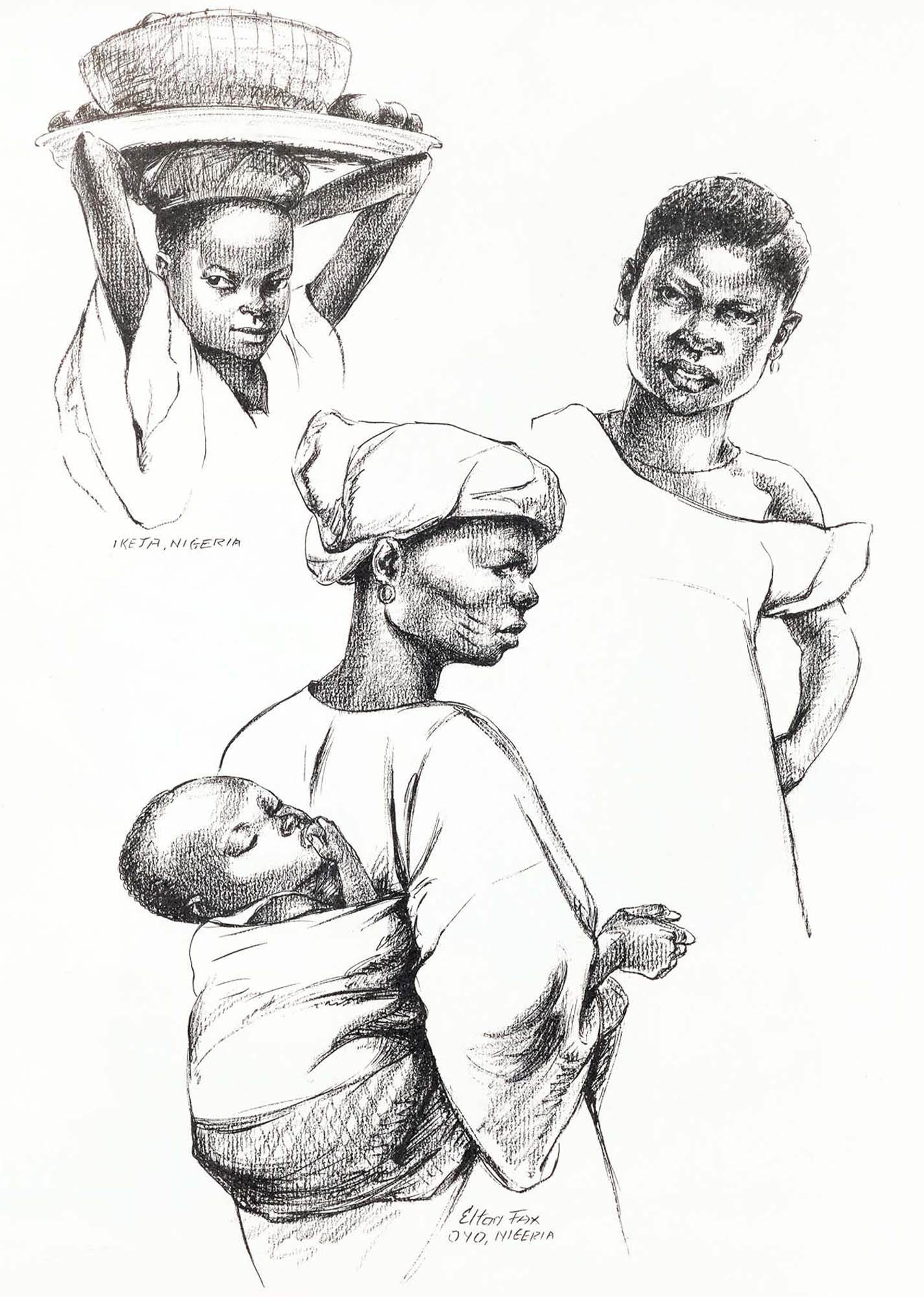 Elton Fax - West Africa Vignettes Pl.23 - Hakyarts