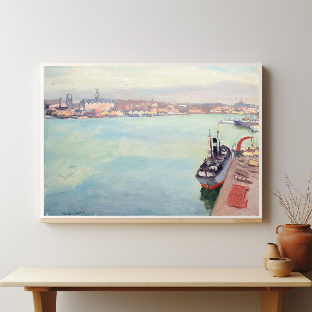 Albert Marquet - Le Port de Stockholm, Matin de Printemps