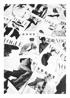 Set of 4 Retro Vogue Covers – Vintage Fashion Magazine Prints - Hakyarts
