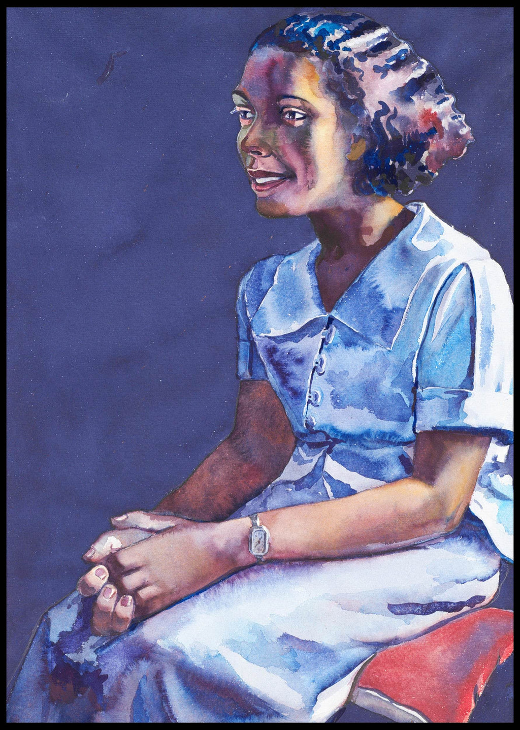 Girl in Blue Dress - Hakyarts