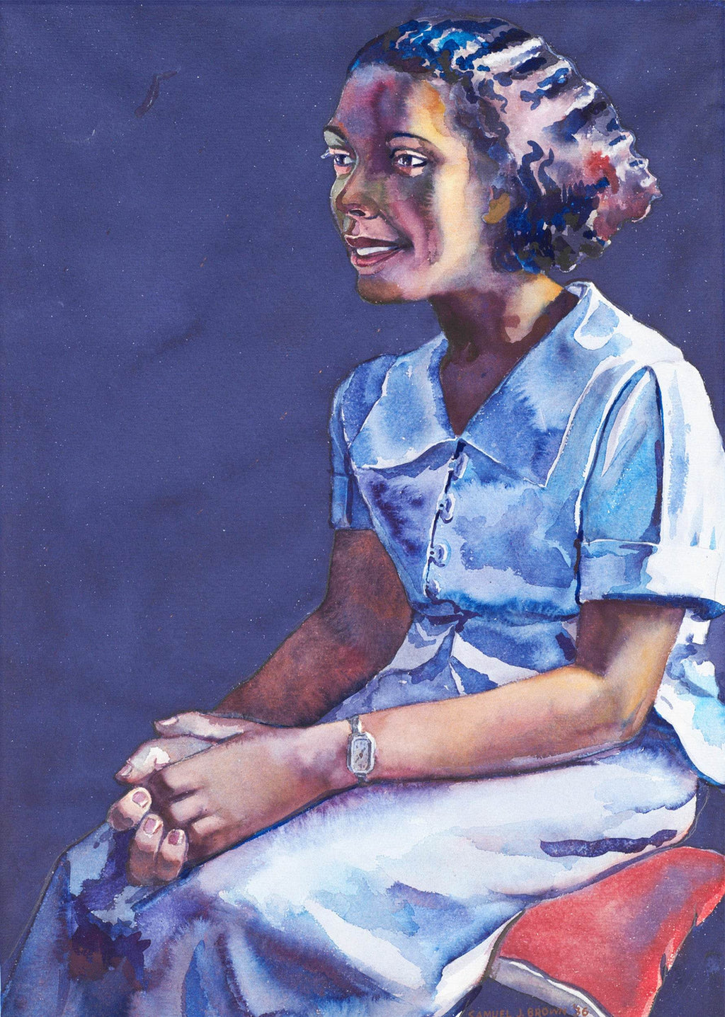 Girl in Blue Dress - Hakyarts