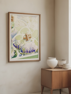 Hilltop Estate – Gilbert Sackerman (1936) | Early 20th-Century Landscape Art Print
