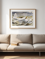 Defence of Albion – Paul Nash Poster | Modernist War Landscape Art Print