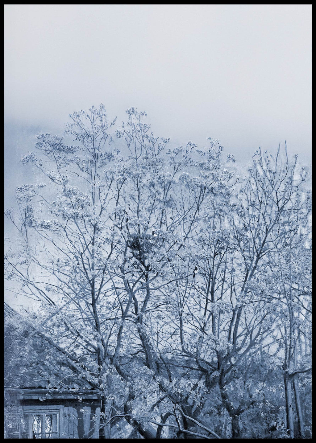 Naboer. Motiv fra ateliervinduet, Majorstuveien 8 - Hakyarts