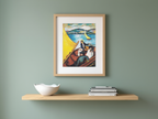 Sailing Boat on the Tegernsee by August Macke – Expressionist Art Print