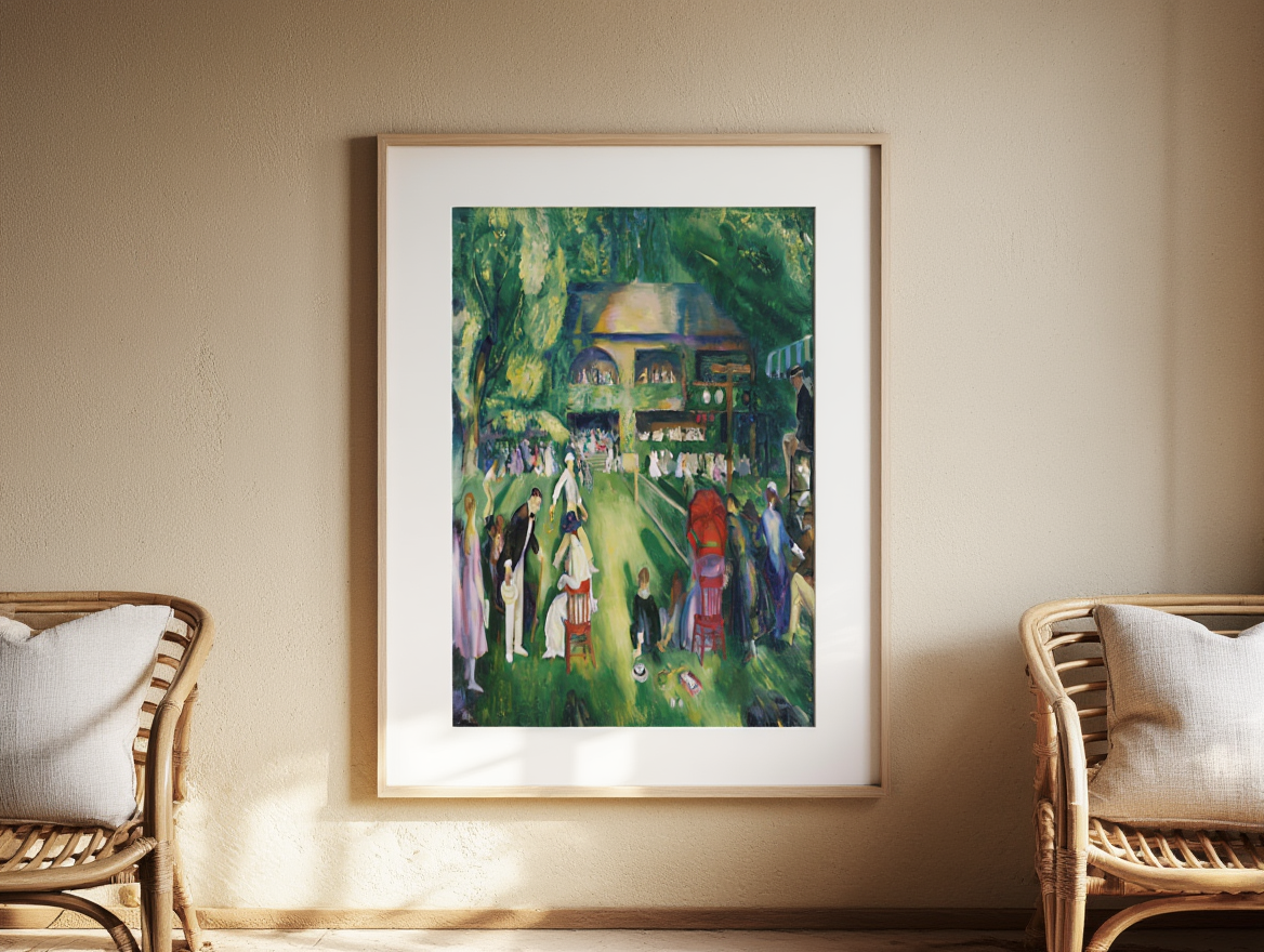 George Wesley Bellows - Tennis At Newport