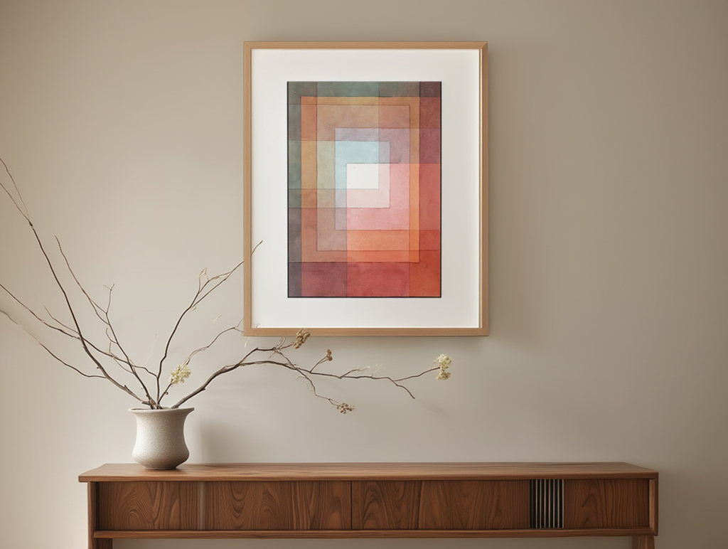 Paul Klee - White Framed Polyphonically