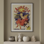 L’Auréole du Midi Poster by Jules Chéret – Belle Époque French Advertising Art Print - Hakyarts