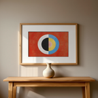 Gruppe IX, SUW nr. 17: Svanen nr. 17 af Hilma af Klint – Abstrakt kunsttryk