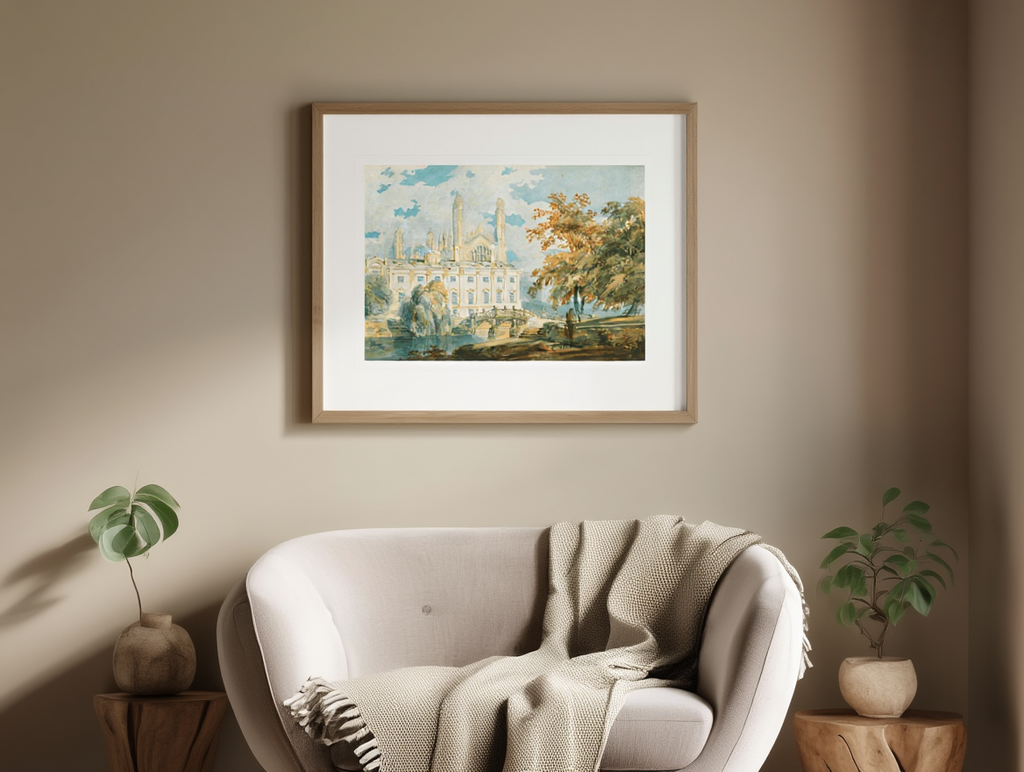 William Turner - Clare Hall and King's College Chapel