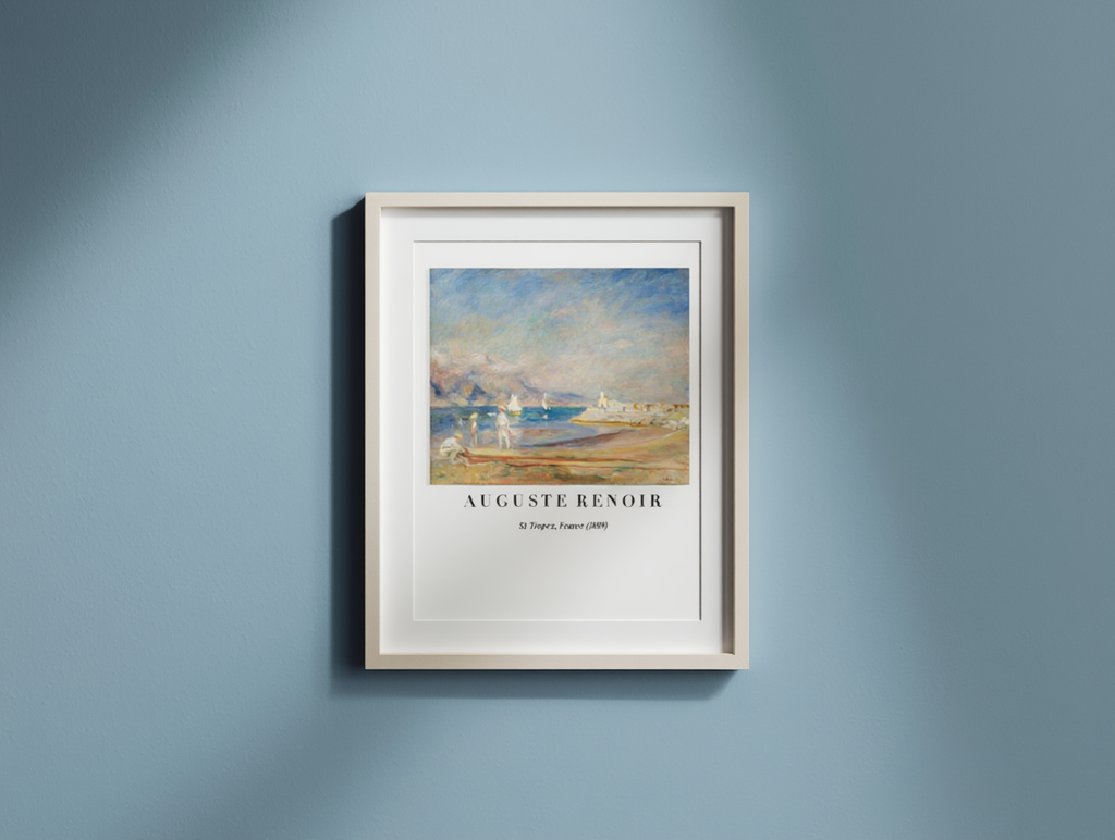 Auguste Renoir - St Tropez, France Poster