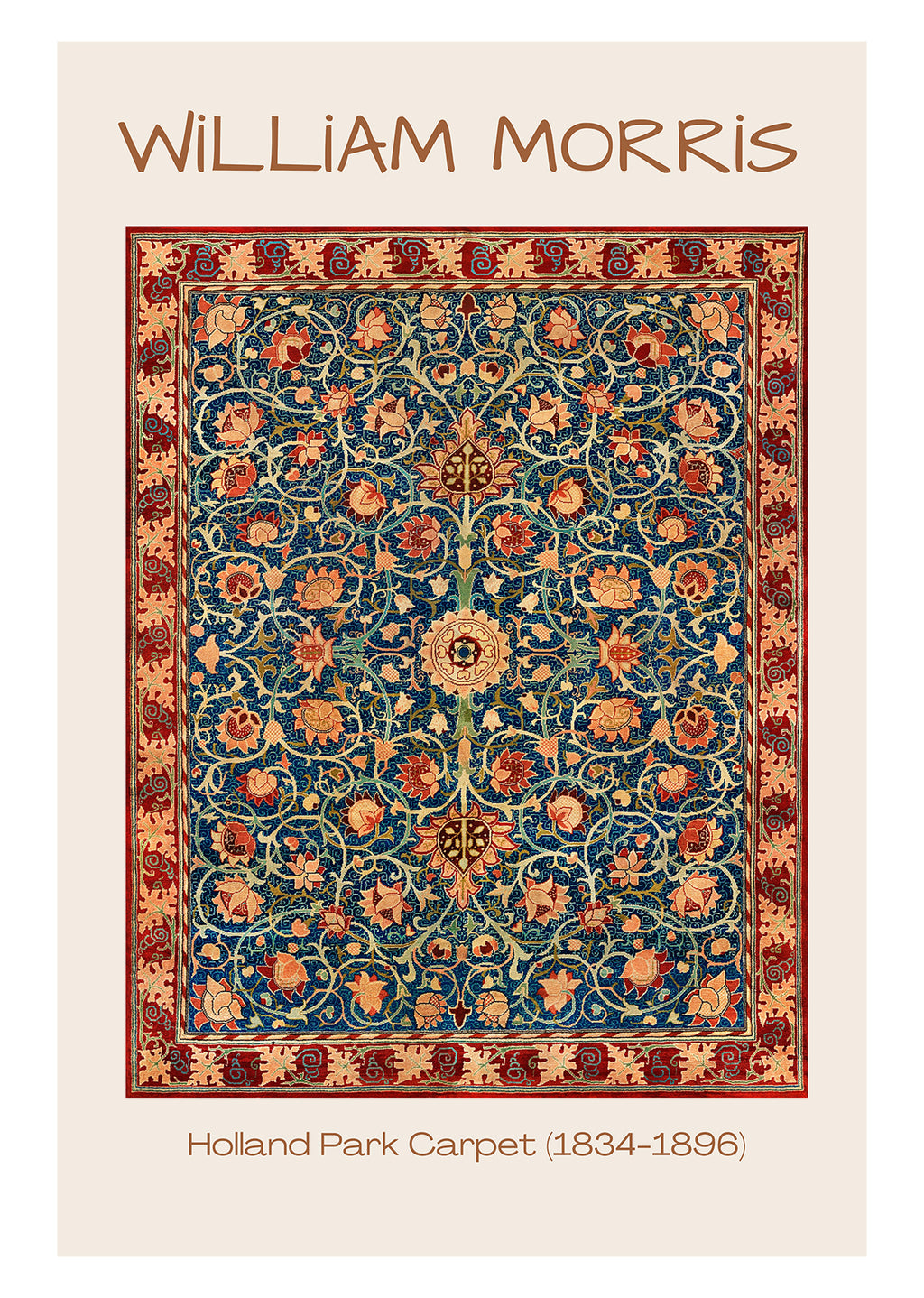 Holland Pattern – William Morris Art Print | Iconic Victorian Textile Design