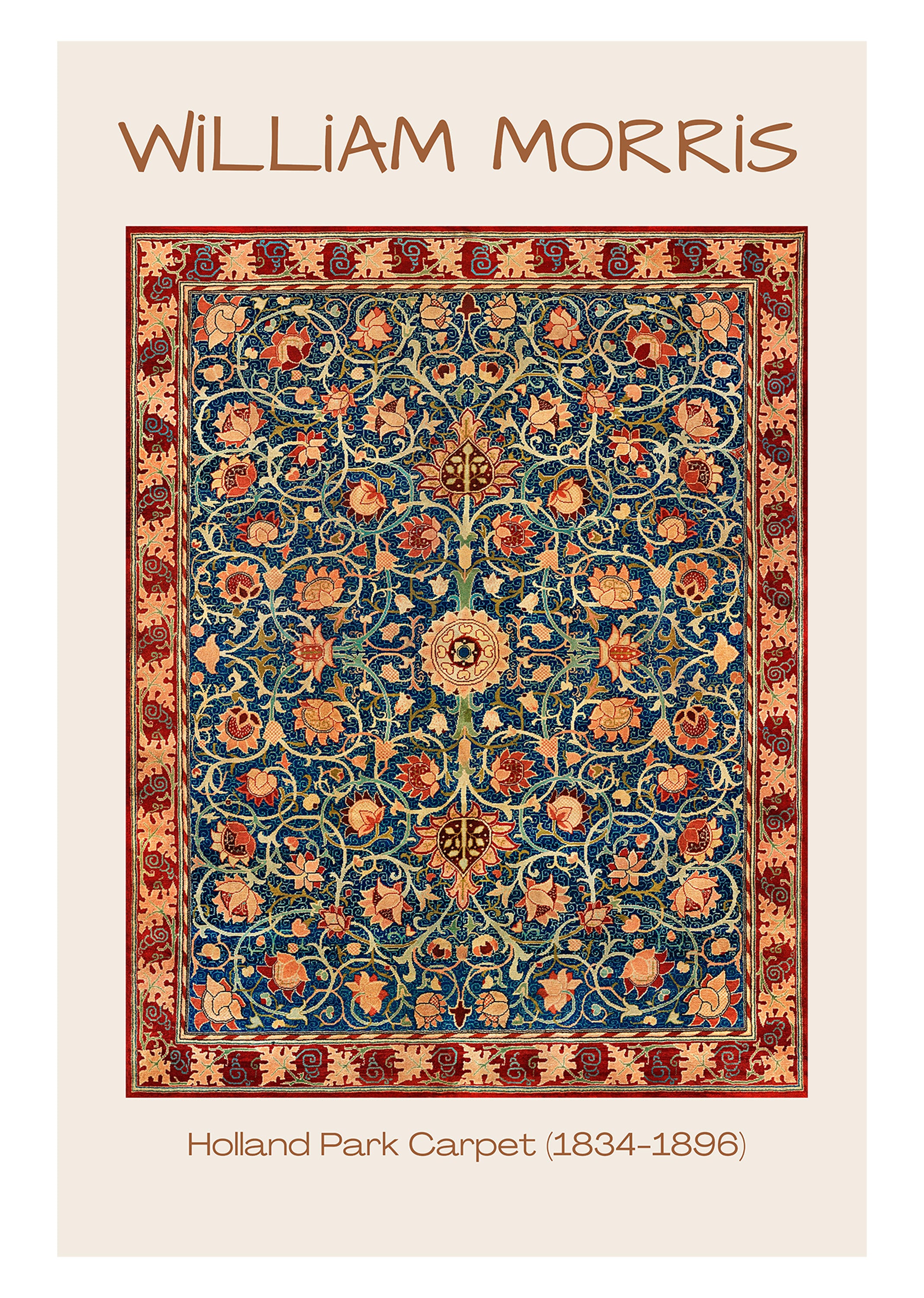 Holland Pattern – William Morris Art Print | Iconic Victorian Textile Design