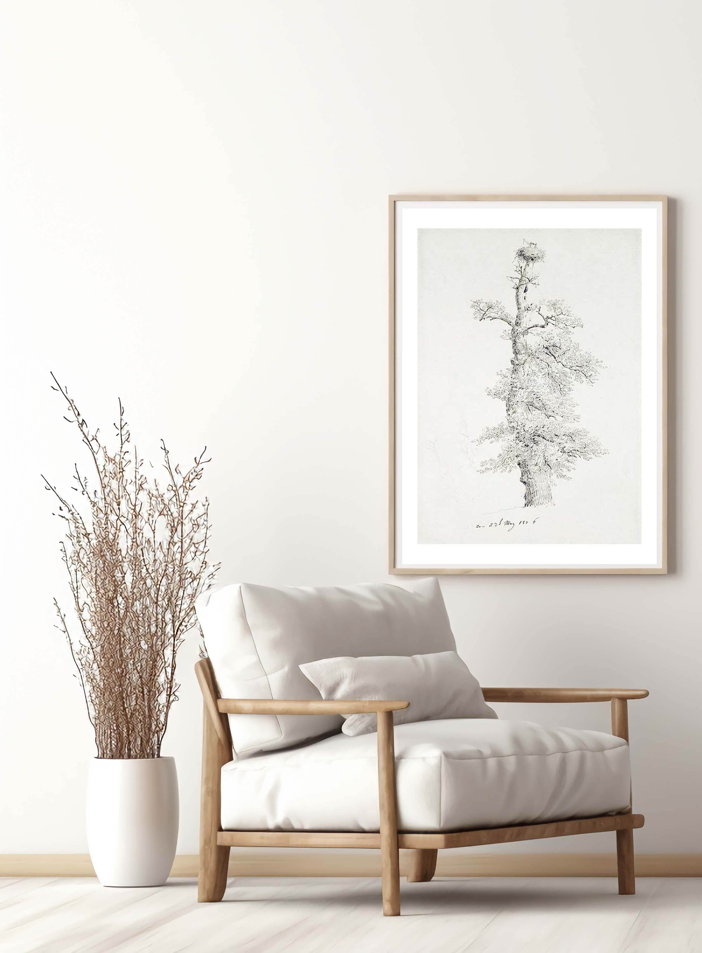 Oak Tree with Stork's Nest - Hakyarts