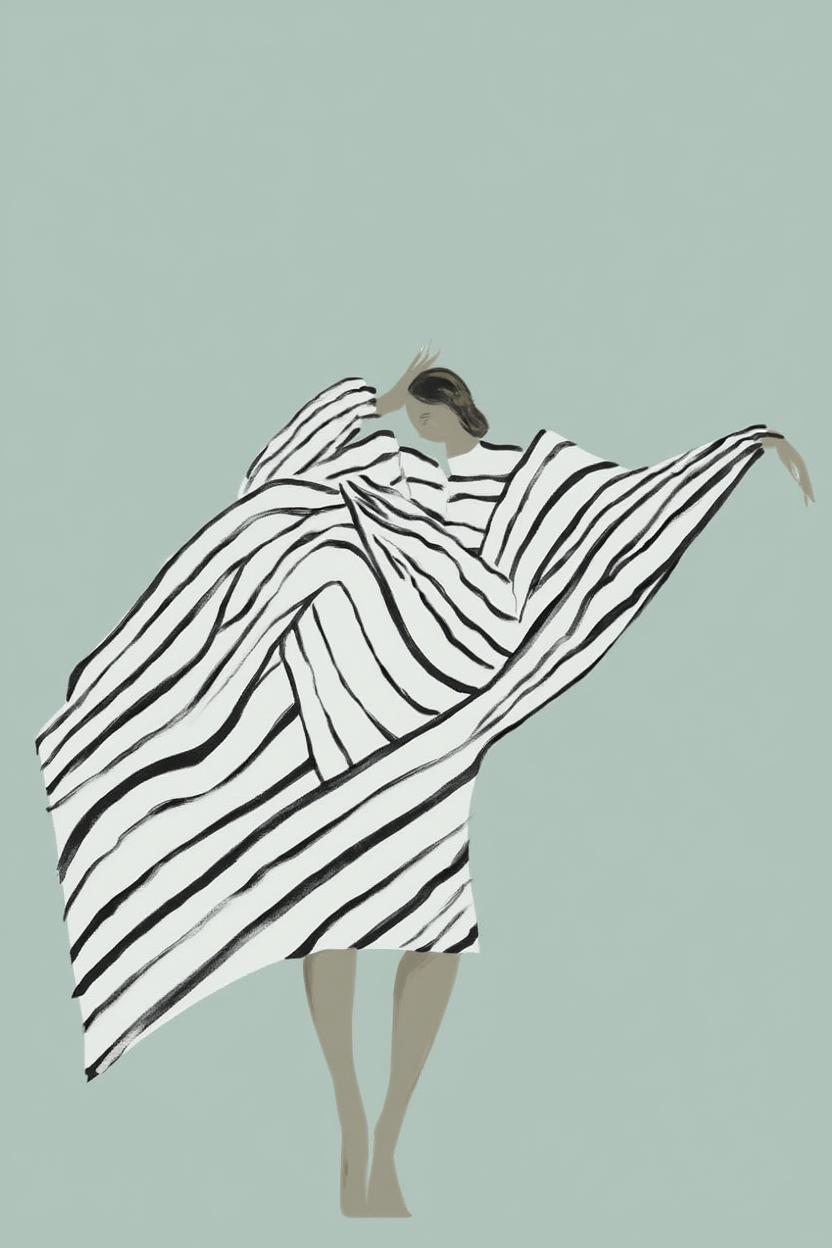 Ethereal Grace – Abstract Female Form Poster | Contemporary Figurative Art Print