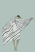 Ethereal Grace – Abstract Female Form Poster | Contemporary Figurative Art Print