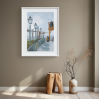 Terrace and Observation – Vincent van Gogh Poster | Post-Impressionist Landscape & Urban View Art Print