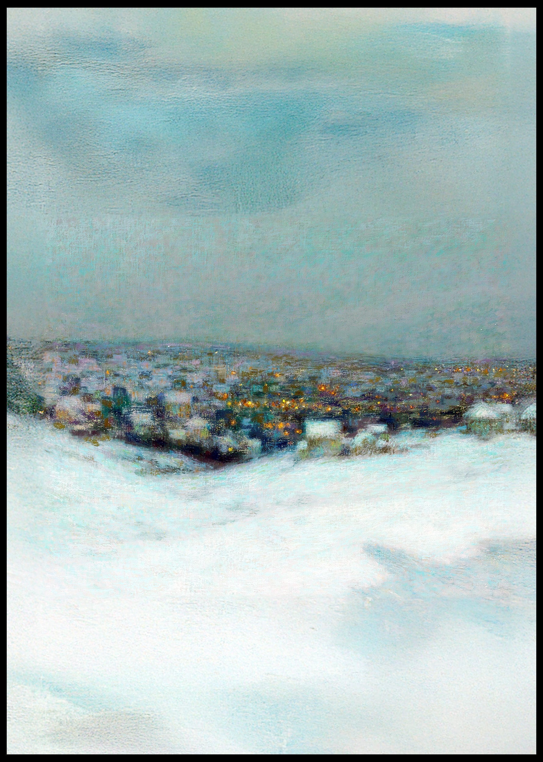 Henri Le Sidanier - Neige Au Clair de Lune