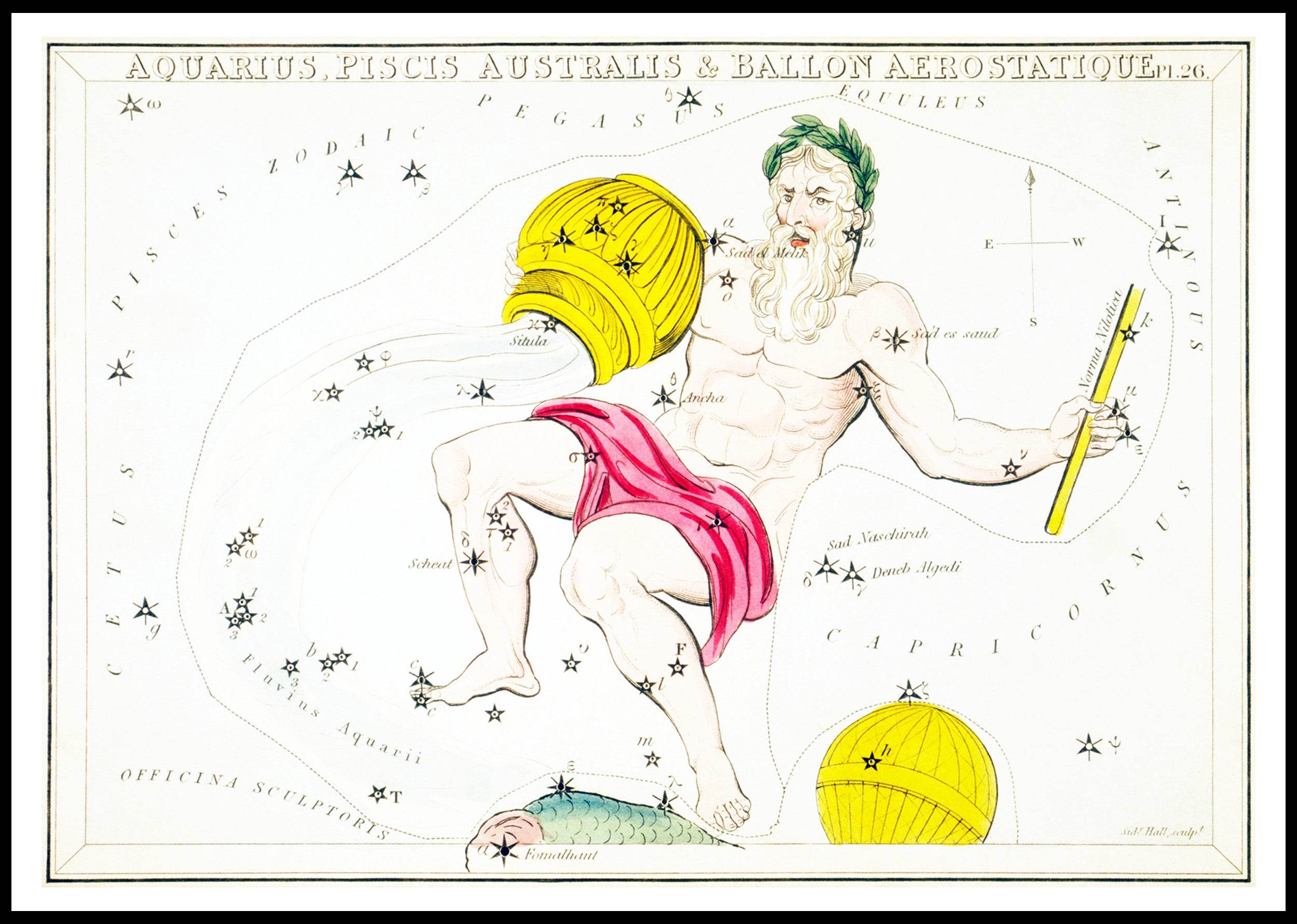 Aquarius, Piscis Australis & Ballon Aerostatique - Hakyarts