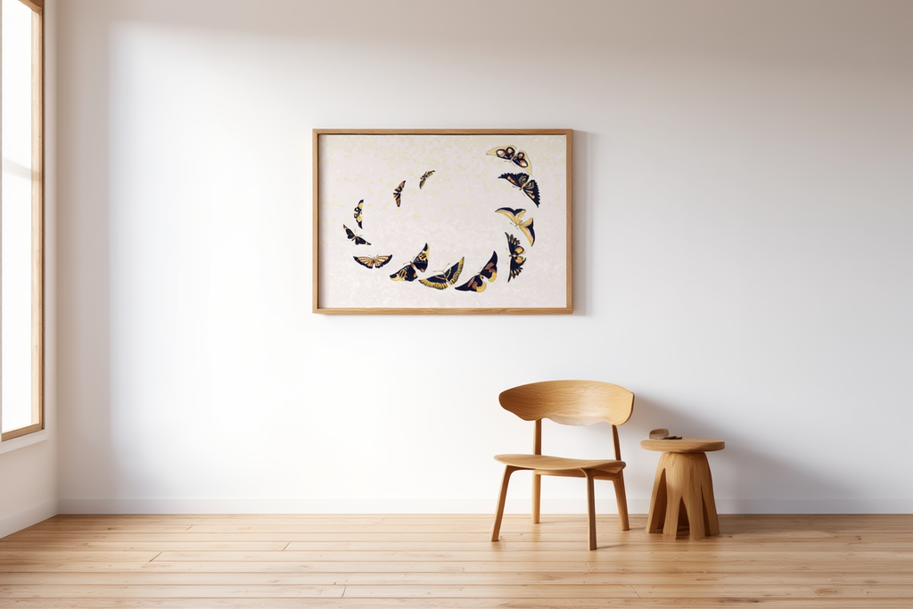 Kamisaka Sekka  - Vintage Butterfly