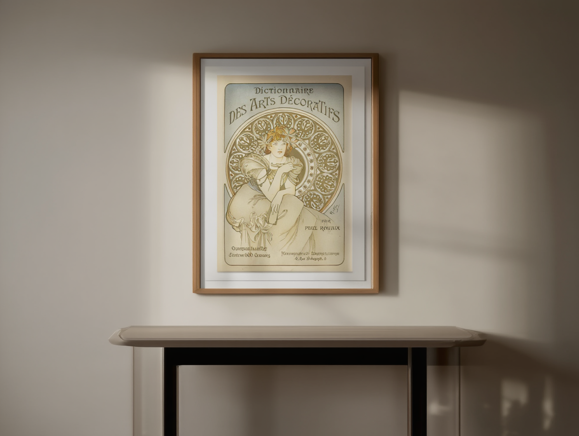 Alphonse Mucha - Dictionnaire des Arts Décoratifs Poster