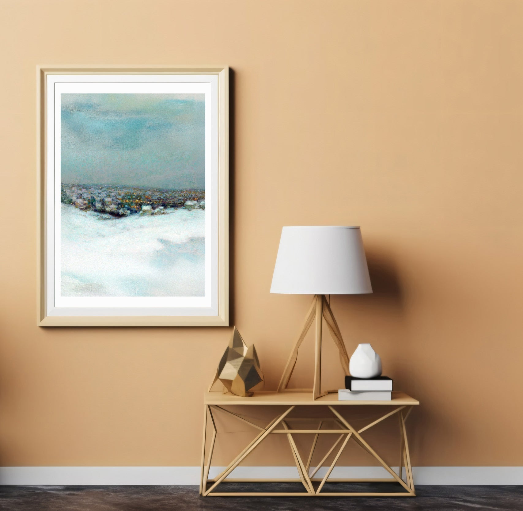 Henri Le Sidanier - Neige Au Clair de Lune