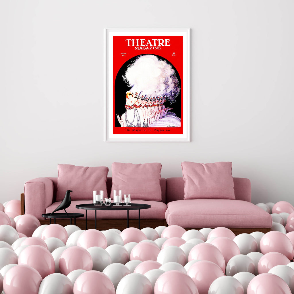 Theatre Magazine August 1921 Cover - Hakyarts