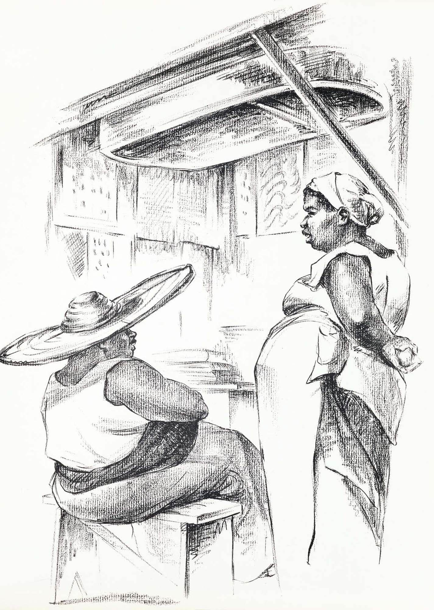 Elton Fax - West Africa Vignettes Pl.24 - Hakyarts