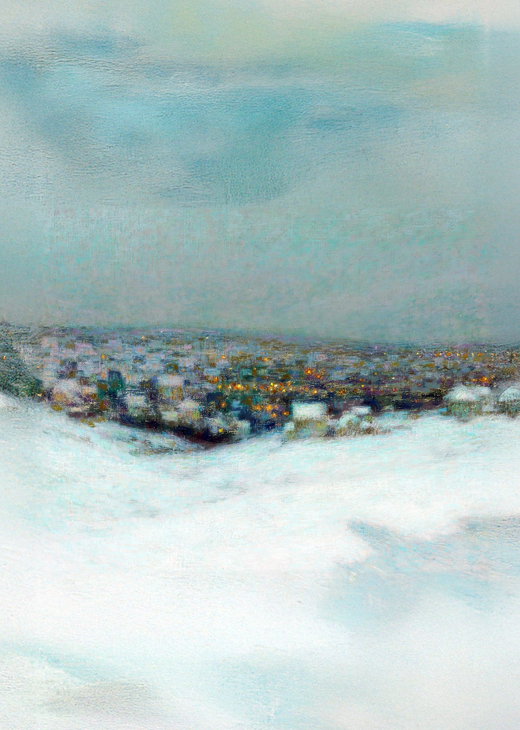 Henri Le Sidanier - Neige Au Clair de Lune