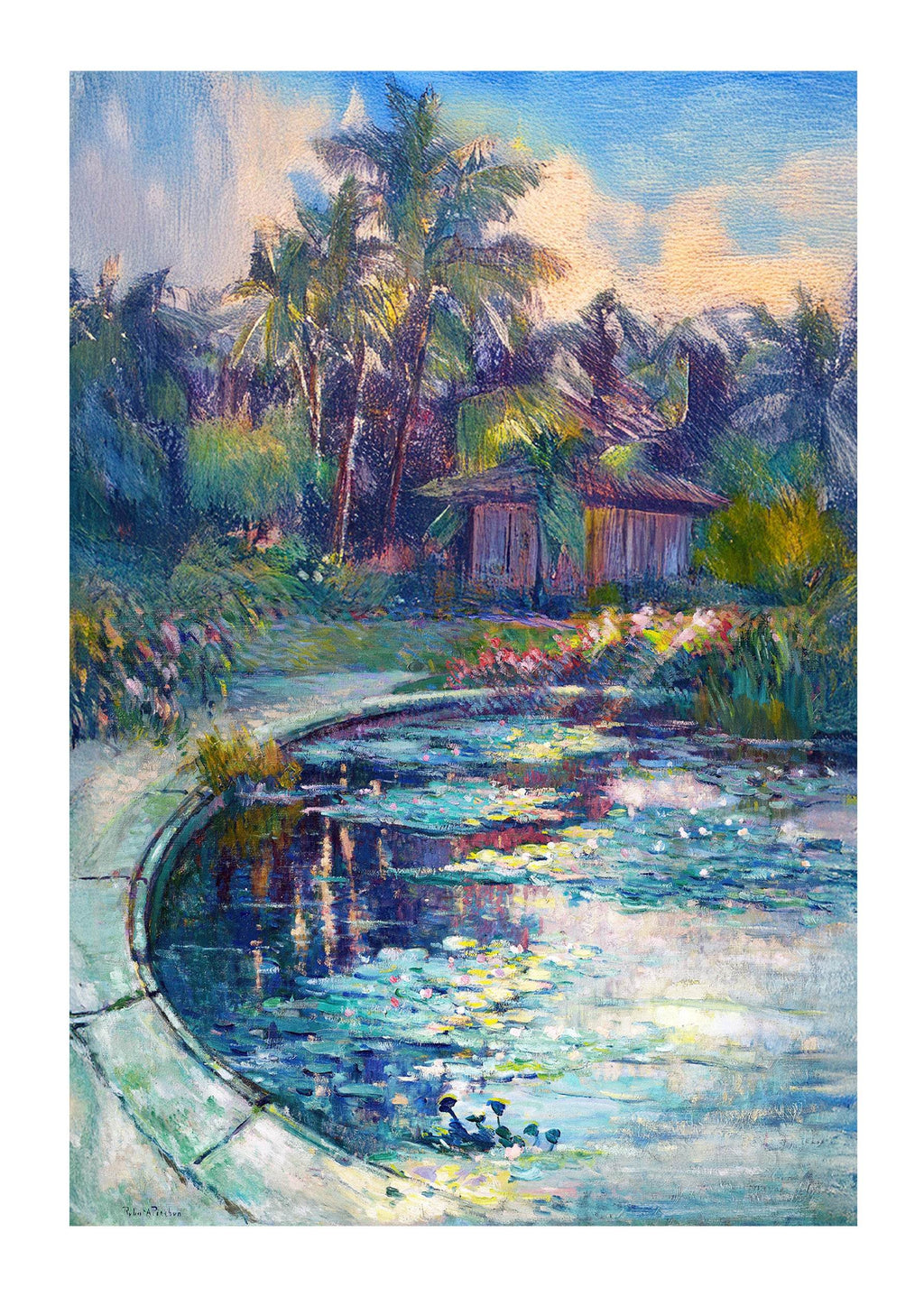 Le bassin aux nymphéas au jardin des plantes à Rouen - Hakyarts