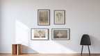 Timeless Vintage – 5-Piece Wall Art Set - Hakyarts