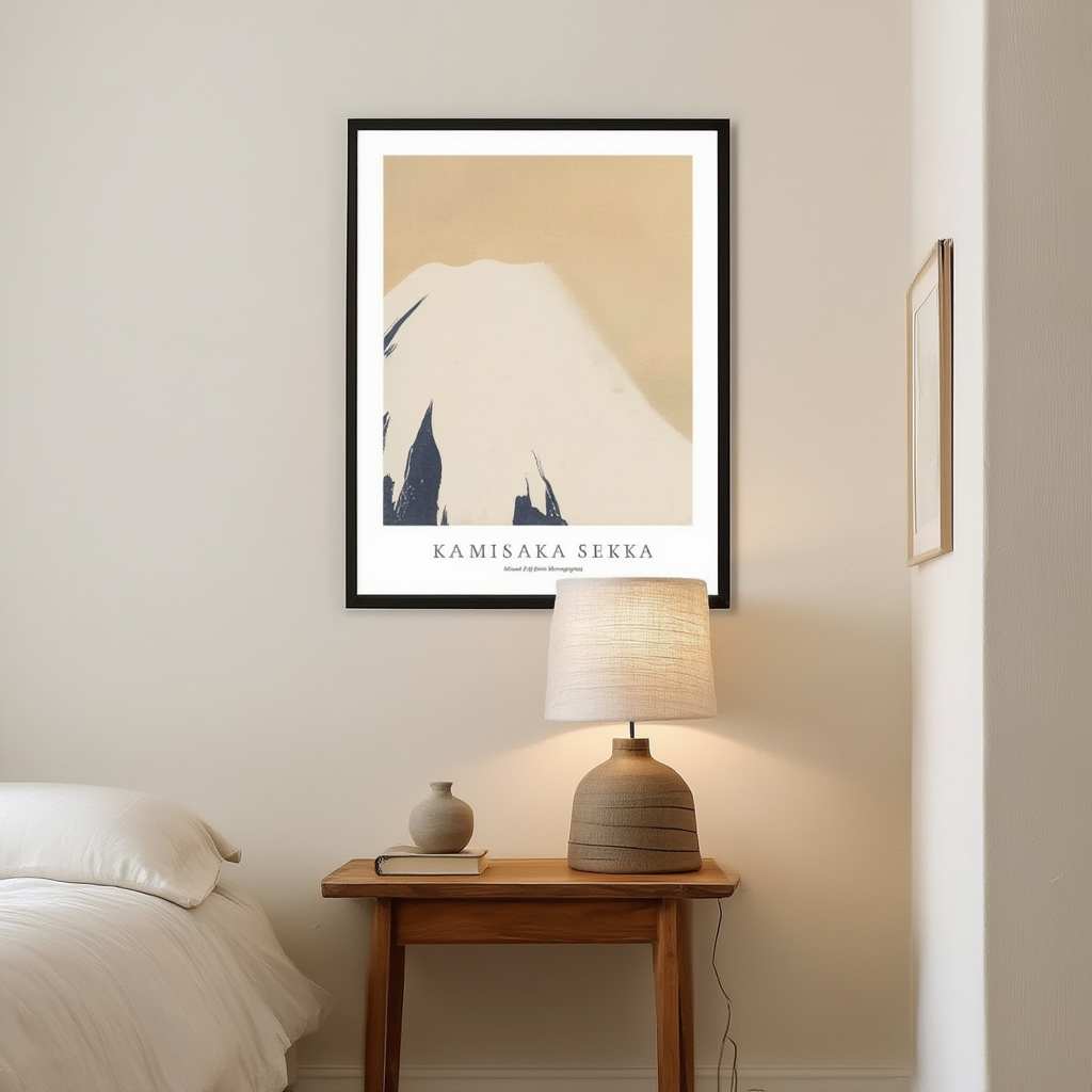 Mount Fuji from Momoyogusa by Kamisaka Sekka – Japanese Woodblock Art Print - Hakyarts