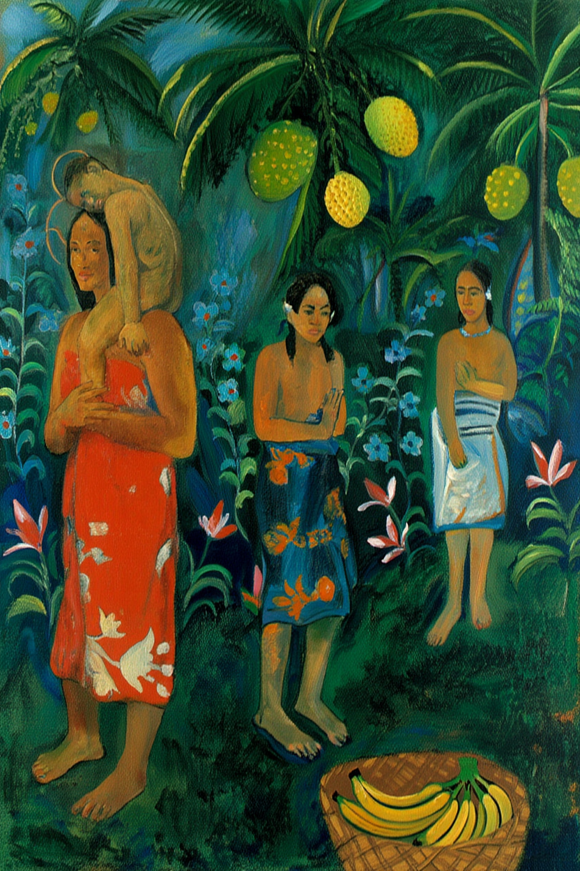 Gauguin Paradise Scenes – 4 Prints Mix & Match